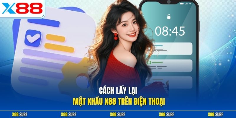Cách lấy lại mật khẩu X88 trên điện thoại