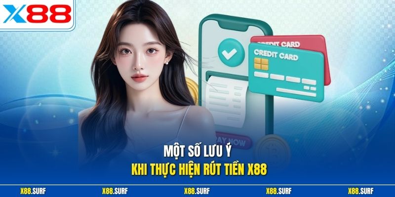 Rút tiền X88 3 Một số lưu ý khi thực hiện rút tiền X88