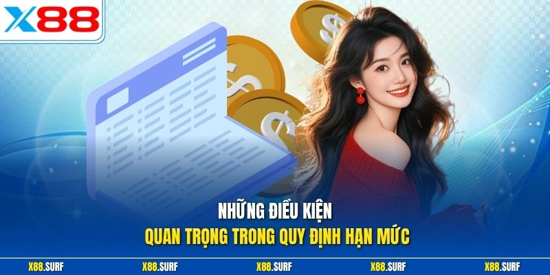 Những điều kiện quan trọng trong quy định hạn mức