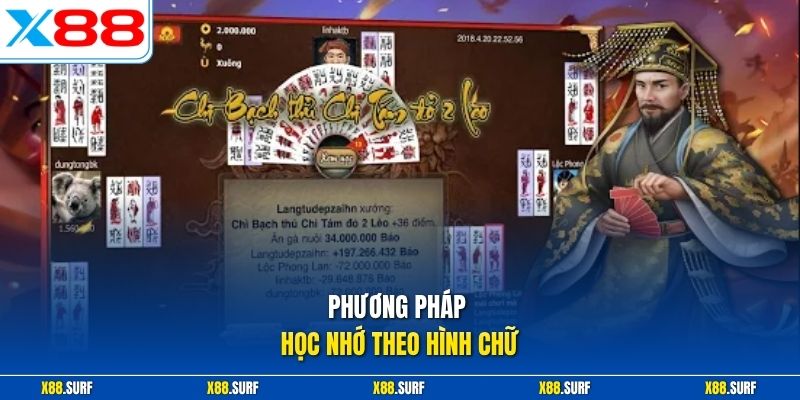 Cách Nhớ Quân Bài Chắn - Kiến Thức Nhập Môn Với Nhà cái X88 2 Phương pháp học nhớ theo hình chữ